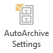 AutoArchive Settings button