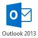 Outlook 2013 button