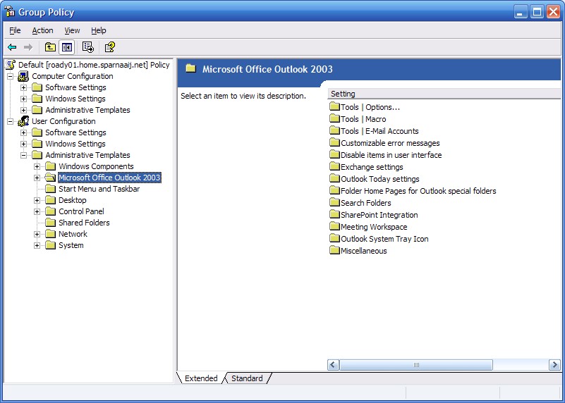 editing group policy in active directory