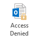 PST Access Denied button