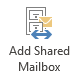 Add Shared Mailbox button