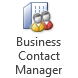 Business Contact Manager button