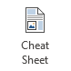 Cheat Sheet button