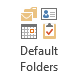 Default Folders button