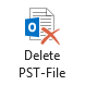 Delete PST-File button