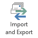 Import and Export Mailbox button
