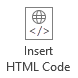 Insert HTML Code button