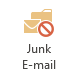 Junk E-mail button