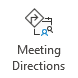 Meeting Directions button