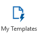My Templates Office Web Add-in button