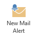New Mail Alert button