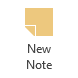 New Note button