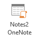 Notes2OneNote Macro button