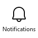 Windows 11 Notifications button