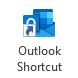 Outlook Shortcut button
