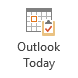Outlook Today button