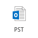 PST File button