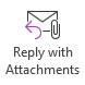 Reply with Attachments button