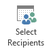 Select Recipients button