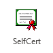SelfCert button