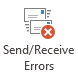 Send/Receive Errors button