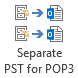 Separate PST for POP3 button