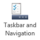Taskbar and Navigation button