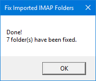 Reset Migrated IMAP Folder - Done!