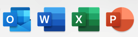 Office 365 app icons