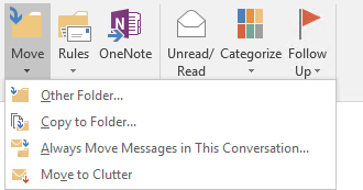 Clutter command in the Move menu