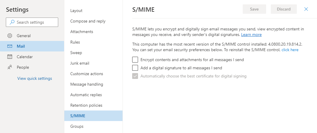 MIME Attachment View